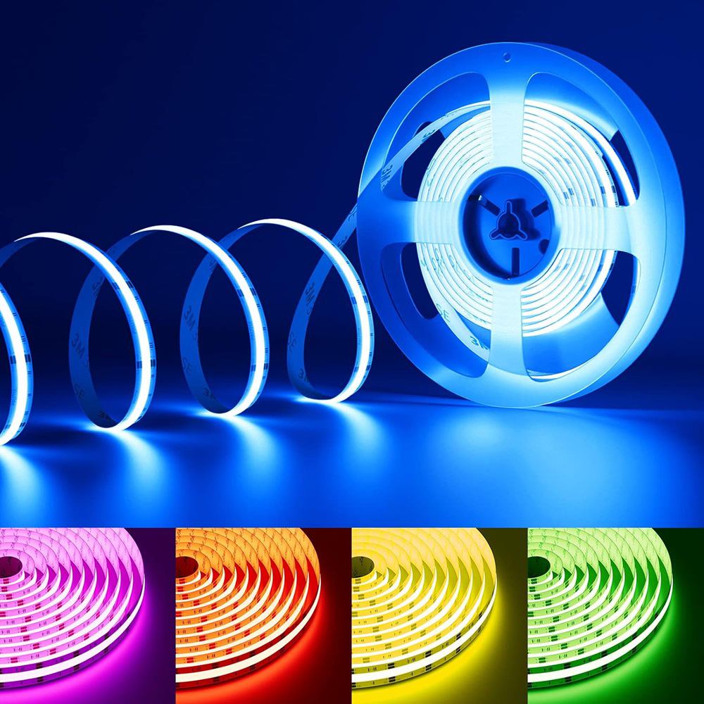 colors cob led strip light